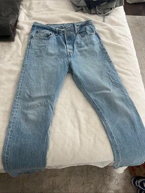 Signature by Levi Strauss 501 Light Blue Straight Leg Women's Jeans
